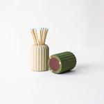 Ribbed Matchstick Holders