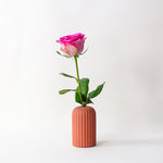 Ribbed Candle Holder/Bud Vase, Large