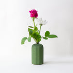 Ribbed Candle Holder/Bud Vase, Large