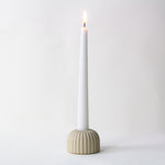 Ribbed Candle Holder, Small