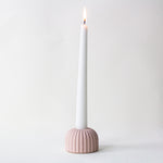 Ribbed Candle Holder, Small