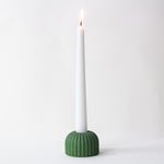 Ribbed Candle Holder, Small
