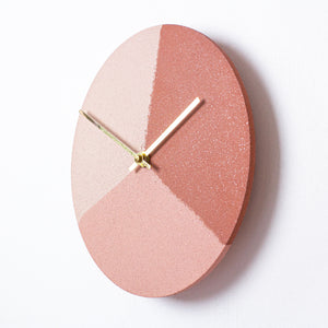 One Of A Kind Clock, Terracotta