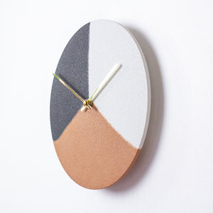 One Of A Kind Clock, Tan