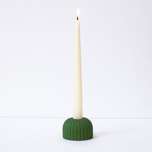 Ribbed Candle Holder, Small