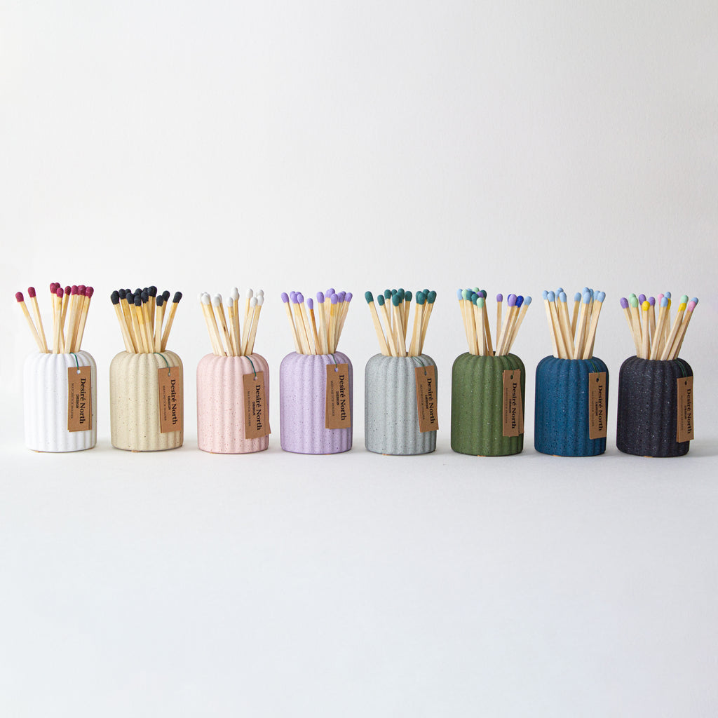 Ribbed Matchstick Holders 2024