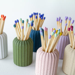 Ribbed Matchstick Holders 2024